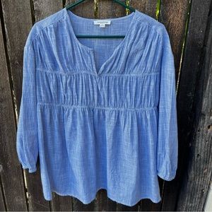 Beach Lunch Lounge Nedie Cotton Top Sz S/P